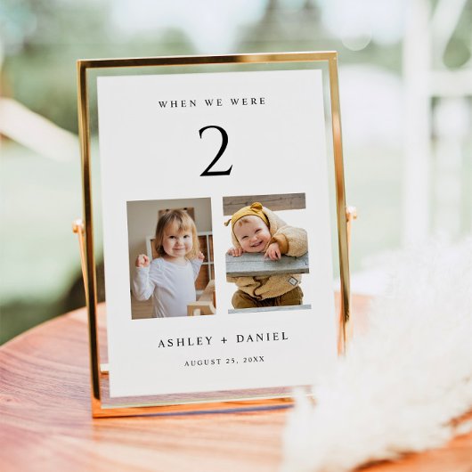 Toen We Leeftijden Waren Kaart