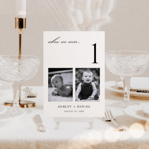 Toen we nog een leeftijdsfoto hadden kaart