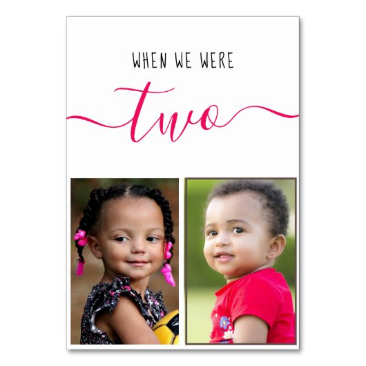 Toen we twee kinderen waren, Foto van het Rode Man Kaart (Achterkant)