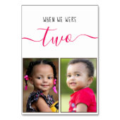 Toen we twee kinderen waren, Foto van het Rode Man Kaart (Voorkant)