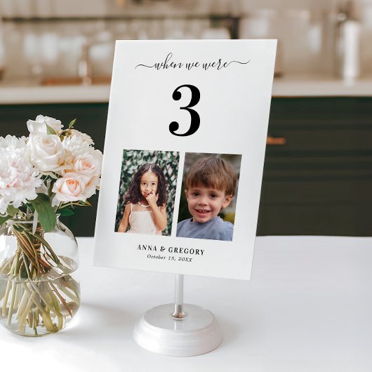 Toen we waren 3 Jeugd Afbeeldingen Tafelnummer