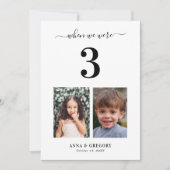 Toen we waren 3 Jeugd Afbeeldingen Tafelnummer (Voorkant)