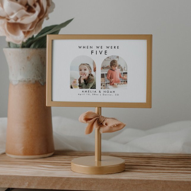 Toen we waren Baby Afbeelding Trouwtafel Nummer (Creator heeft geüpload)