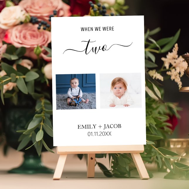 Toen we waren leeftijd foto minimale bruiloft tafe (Creator heeft geüpload)