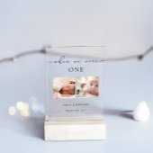 Toen we waren leeftijd trouwtafel nummer teken acryl uitnodigingen