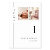 Toen we waren leeftijd trouwtafel nummer teken kaart (Achterkant)