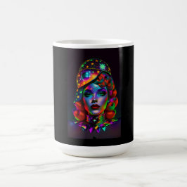 Toen zwart op rood landde - Ken Gage Art Koffiemok