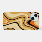 Toendra golven iPhone 15 case (Achterkant horizontaal)