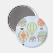 Toenemende luchtballonnetjes met luchtlephant magneet (Voorkant / Achterkant)