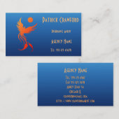 Toenemende Phoenix in het Visitekaartje voor brand (Voorkant / Achterkant)