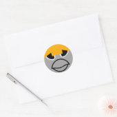Toepasselijke bubla-Chan Clupkitz Ronde Sticker (Envelop)
