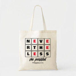 TOEPASSING NU ZE Christelijk HAD GEHANDHAAFD Tote Bag