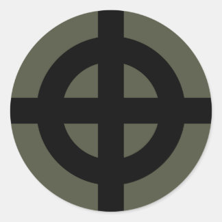 Toepassingsgebied Pet Sticker, Keltische kruis, st Ronde Sticker