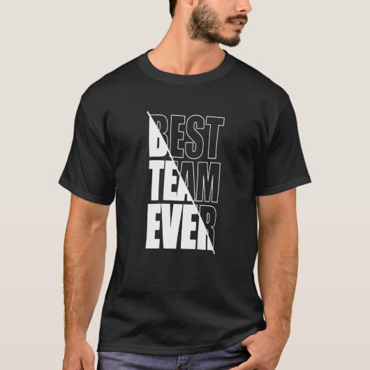 Toepassreci van het team van het team van het best t-shirt (Voorkant)