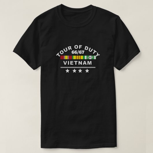 TOER VAN DIENST VIETNAM 66 T-shirt (Design voorkant)