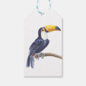 Toerasbare tropische vogel cadeaulabel (Voorkant)