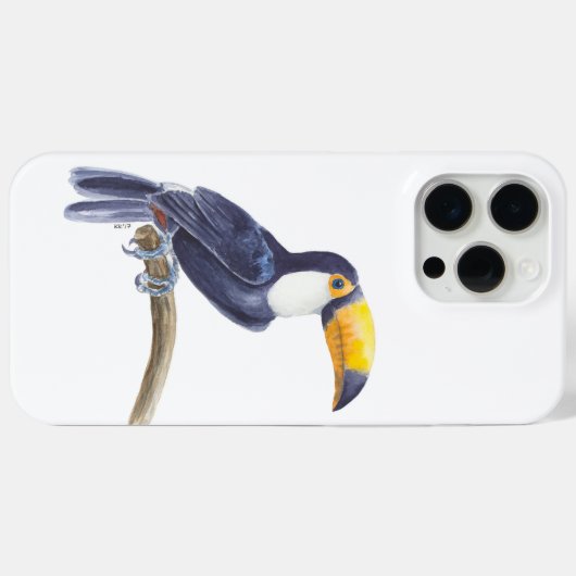 Toerasbare tropische vogel Case-Mate iPhone case (Achterkant (horizontaal))