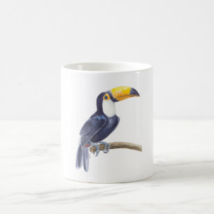 Toerasbare tropische vogel koffiemok