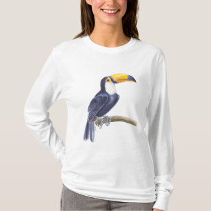 Toerasbare tropische vogel t-shirt
