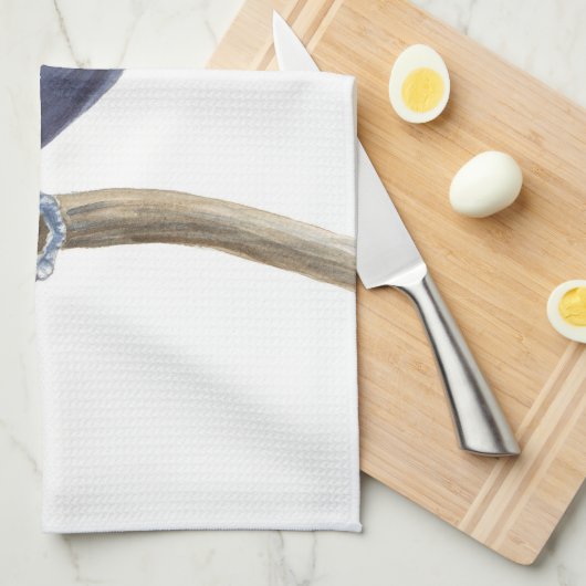 Toerasbare tropische vogel theedoek (Quarter Fold)