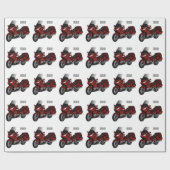 Toerental cartoon cadeaupapier (Vlak)