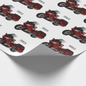 Toerental cartoon cadeaupapier (Hoek)