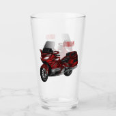 Toerental cartoon glas (Voorkant)