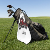 Toerental cartoon golfhanddoek (Groen)