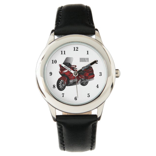 Toerental cartoon horloge (Voorkant)