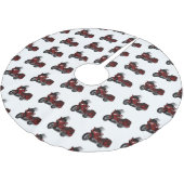 Toerental cartoon kerstboom rok (Gekanteld)