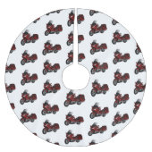 Toerental cartoon kerstboom rok (Voorkant)