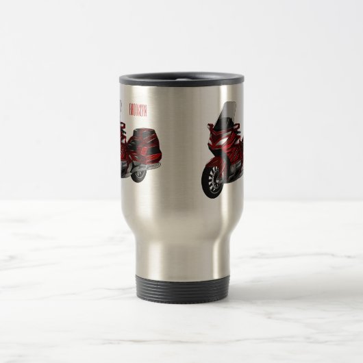 Toerental cartoon reisbeker (Center)