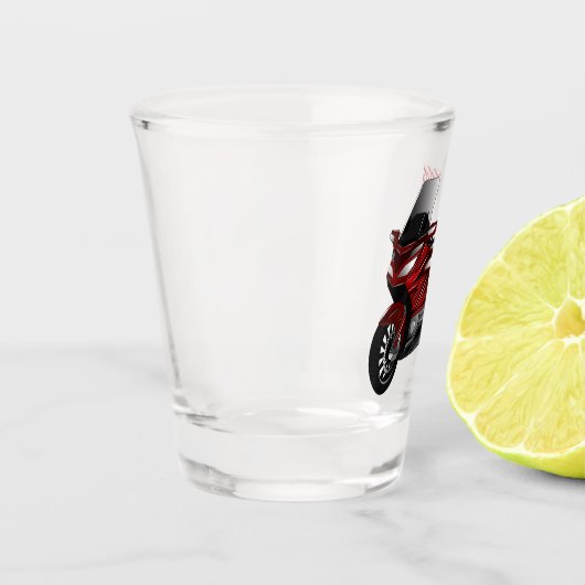 Toerental cartoon shot glas (Links)