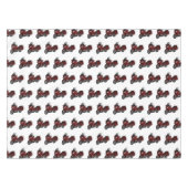 Toerental cartoon tafelkleed (Voorkant (Horizontaal))