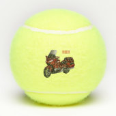 Toerental cartoon tennisballen (Achterkant)