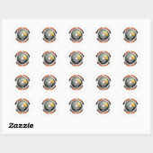 Toerental Freak Odometer Ronde Sticker (Vel)