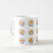 Toerisme Iconen Koffiemok (Voorkant links)