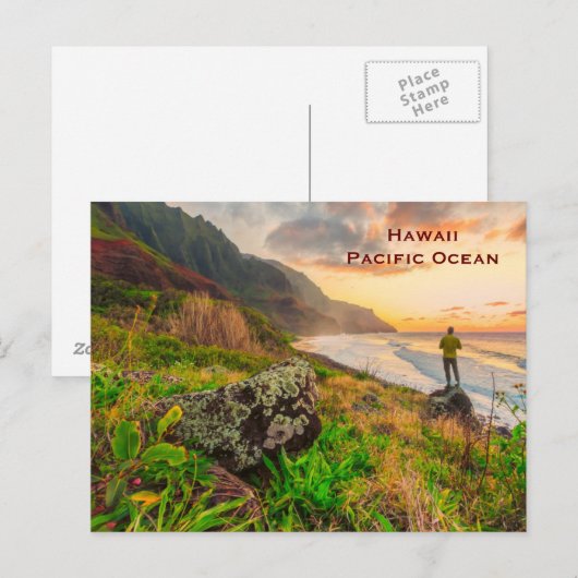  toerisme in Hawaii: Voeg daar bovenop Briefkaart (Voorkant / Achterkant)