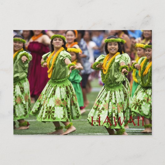  toerisme in Hawaii: Voeg daar bovenop Briefkaart (Voorkant)