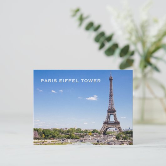  toerisme in Parijs Briefkaart (Staand voorkant)