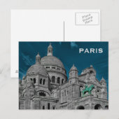  toerisme in Parijs Briefkaart (Voorkant / Achterkant)