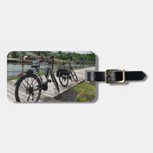 Toerisme op het Bagagelabel van fietsen (Voorkant horizontaal)