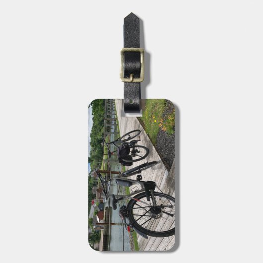 Toerisme op het Bagagelabel van fietsen (Voorkant verticaal)