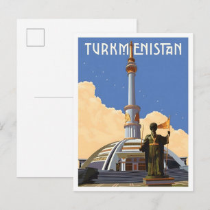 Toerisme Oud Kunst Turkmenistan Briefkaart
