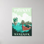 Toerisme Phuket Bangkok Canvas Afdruk (Voorkant)