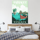 Toerisme Phuket Bangkok Canvas Afdruk (Insitu (Slaapkamer))