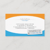 Toerisme | Reisagent Visitekaartje (Achterkant)