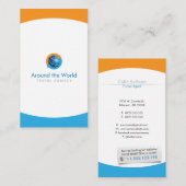 Toerisme | Reisagent Visitekaartje (Voorkant / Achterkant)