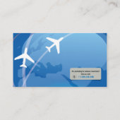 Toerisme | Reisagent Visitekaartje (Achterkant)