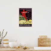 Toerisme. Transsiberische express USSR 1930 Poster (Keuken)